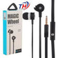 Celebrat D1 Magic Wheel Stereo Earphone with Mic - dynsol