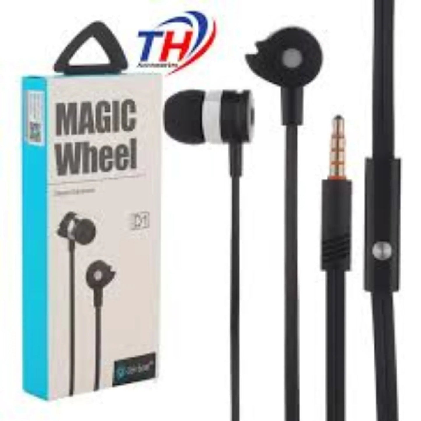 Celebrat D1 Magic Wheel Stereo Earphone with Mic - dynsol