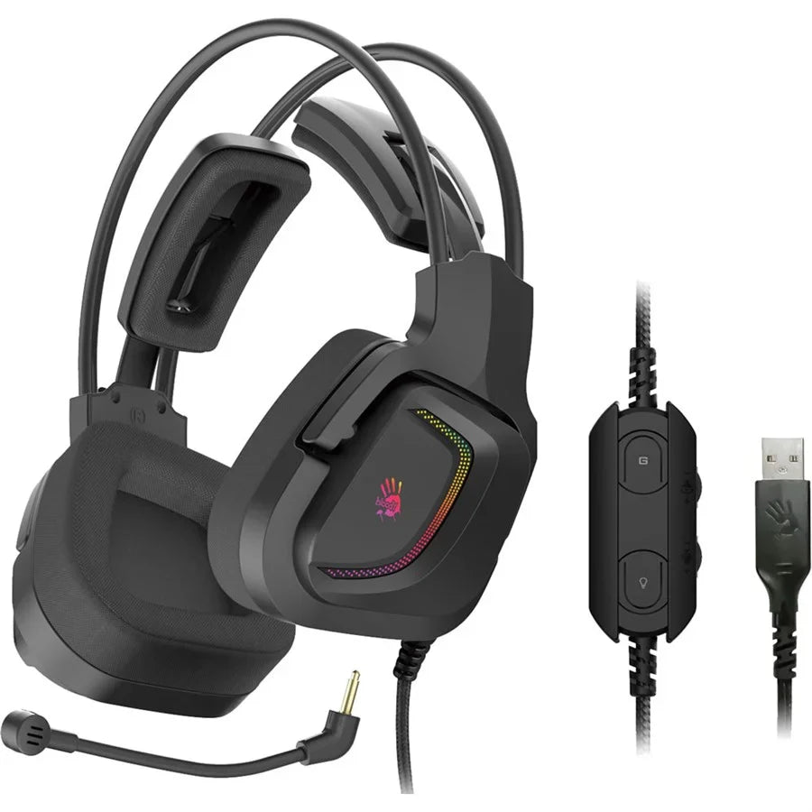 A4Tech G575 PRO Black USB RGB 7.1 HIFI Bloody Headset