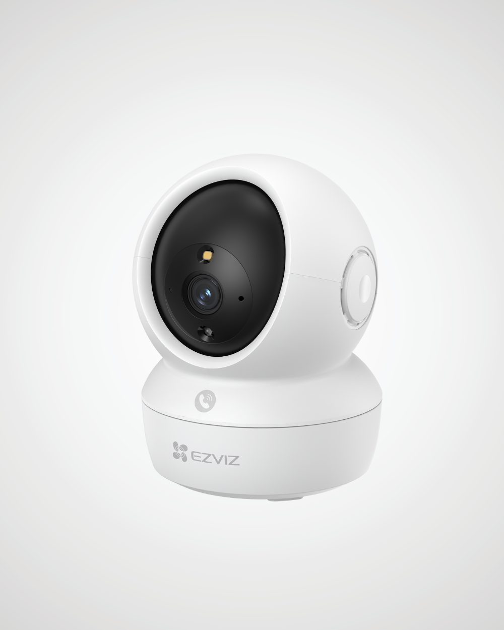 EZVIZ H6c 2K⁺ indoor security camera with flexible pan and tilt viewing