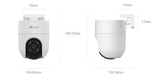 EZVIZ H8c 4G 2K Pan Tilt security camera for outdoor monitoring