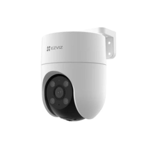 EZVIZ H8c Pan & Tilt Wi-Fi Camera front view showing outdoor smart security camera design