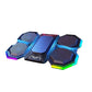 F32 TEC semiconductor laptop cooler with four cooling fans and RGB lighting