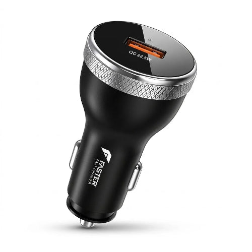 Faster FCC-300 iOS 22.5W Power Torque Car Charger for Convenient In-Car Charging