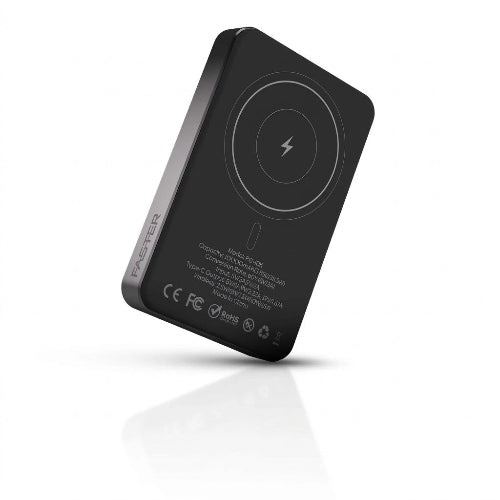 Faster PG-10K Power Go Power Bank for portable charging of compatible devices.