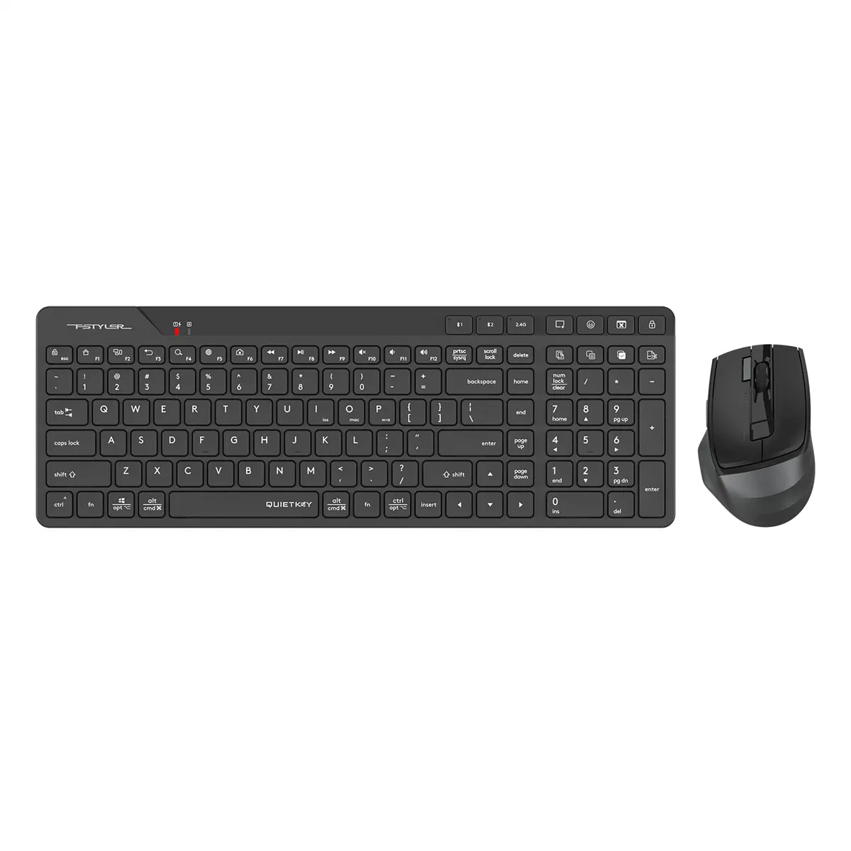 A4Tech FB2800C Air2/S.Grey/Fstyler Dual-Mode Wireless Combo Set