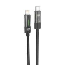 Foneng X105 60W Transparent Head Braided Type-C to Type-C Cable 1.2M