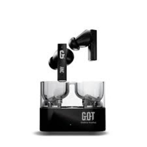GPOD Elite Pro True Wireless Earbuds with charging case and Bluetooth earbud design