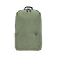  Green backpack featuring water-resistant fabric and 10 units in stock.