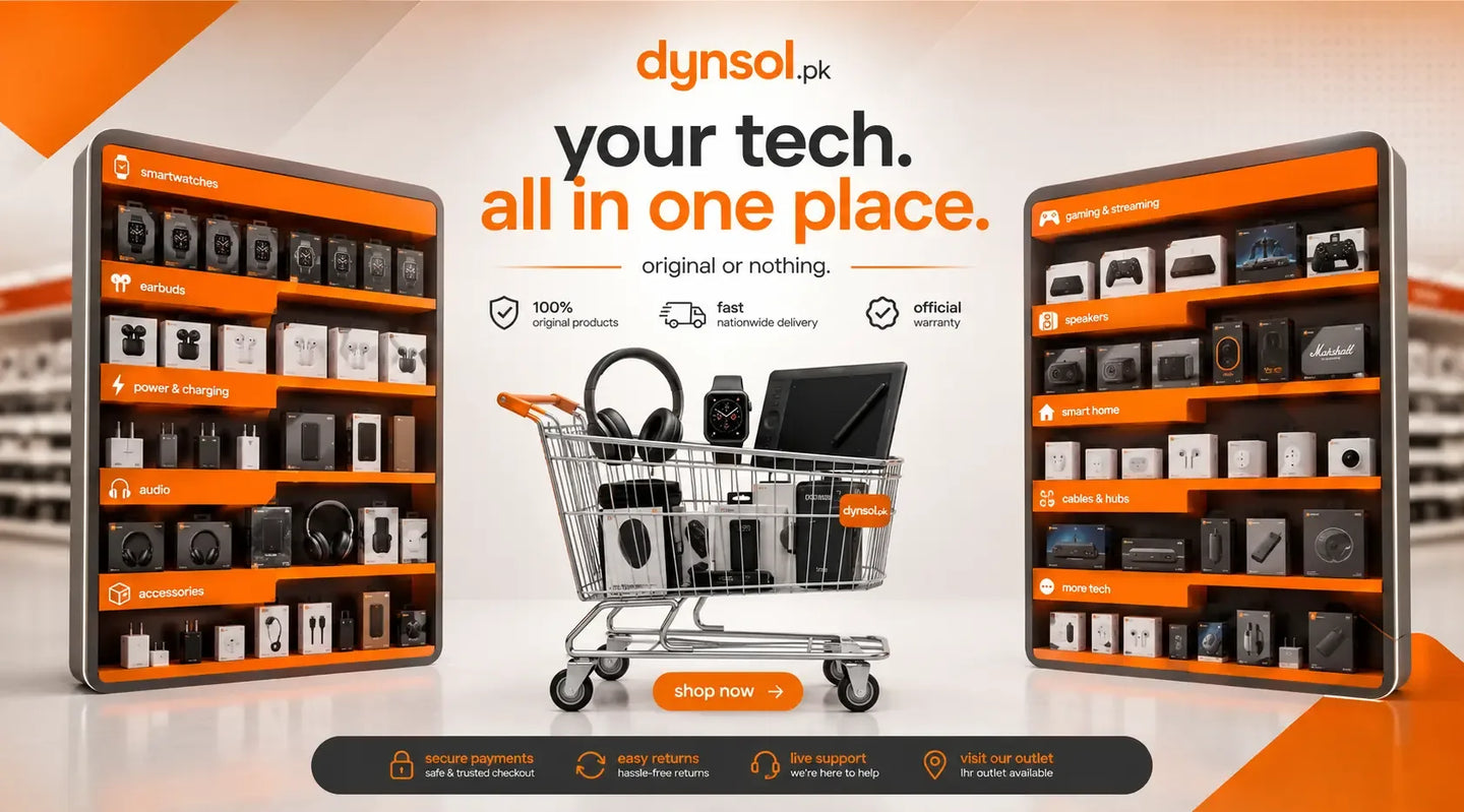 Dynsol technology store hero banner