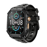 Haylou Iron N1 black rugged AMOLED smartwatch with Bluetooth calling