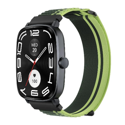 Haylou RS5 Smart Watch in Black with 2.01-inch AMOLED Display and Bluetooth Calling