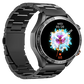 Haylou Solar 5 black smartwatch with AMOLED display and silicone strap