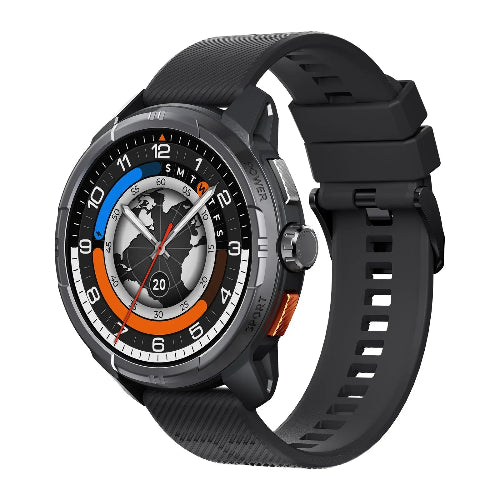 Haylou Solar Ultra Smart Watch in black with 1.6-inch AMOLED display
