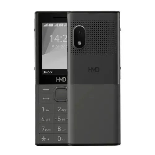 HMD 150 Music dark grey music phone with rear camera and 2W loud speaker