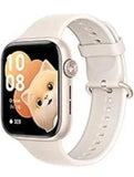 HONOR Watch 5 smartwatch with beige strap, AMOLED display, health tracking, GPS, and long battery life.