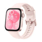 Huawei Watch Fit 3 pink smartwatch with silicone strap and health tracking interface