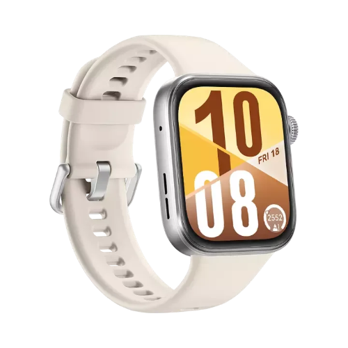 Huawei Watch Fit 4 White smartwatch with AMOLED screen and health monitoring features