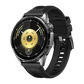 Huawei Watch GT 6 46mm smartwatch in black with AMOLED display and premium sports strap