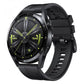 Huawei Watch GT3 46mm black smartwatch with black strap and round AMOLED display