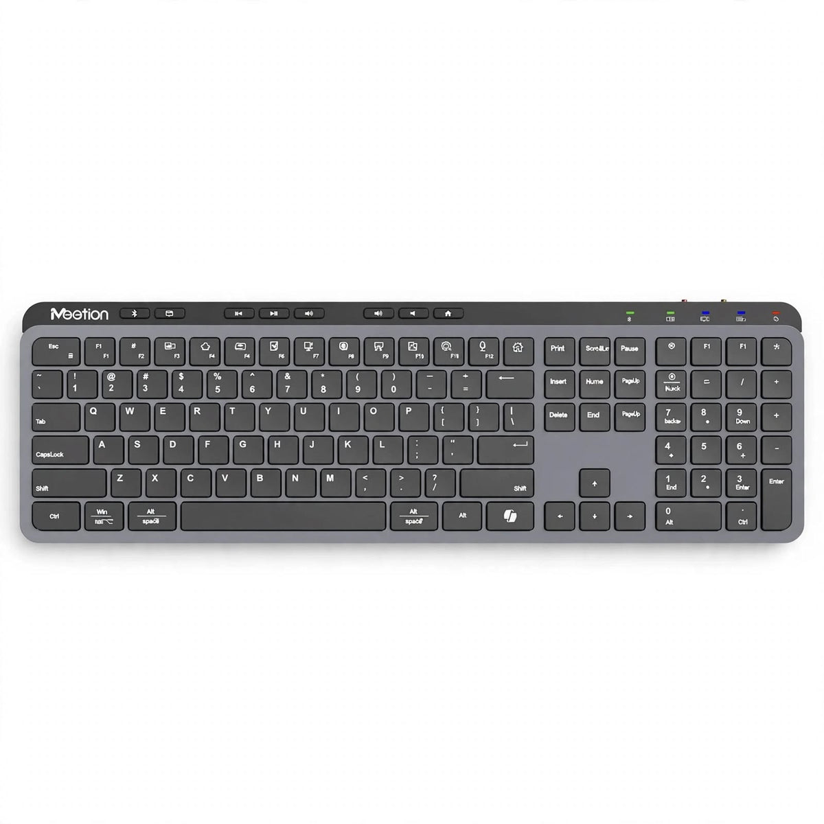 MEETION MT-IKEY C230 – Full-Size Layout, Dual-Mode Use & Matching Mouse