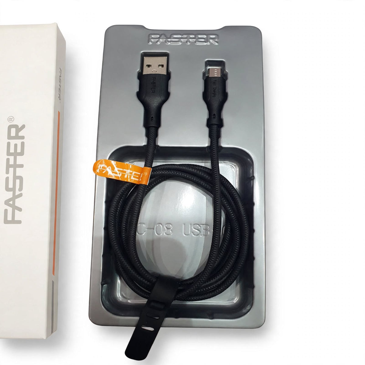 Faster FC-08 Micro Micro USB Cable – Micro USB device fit & charging connection