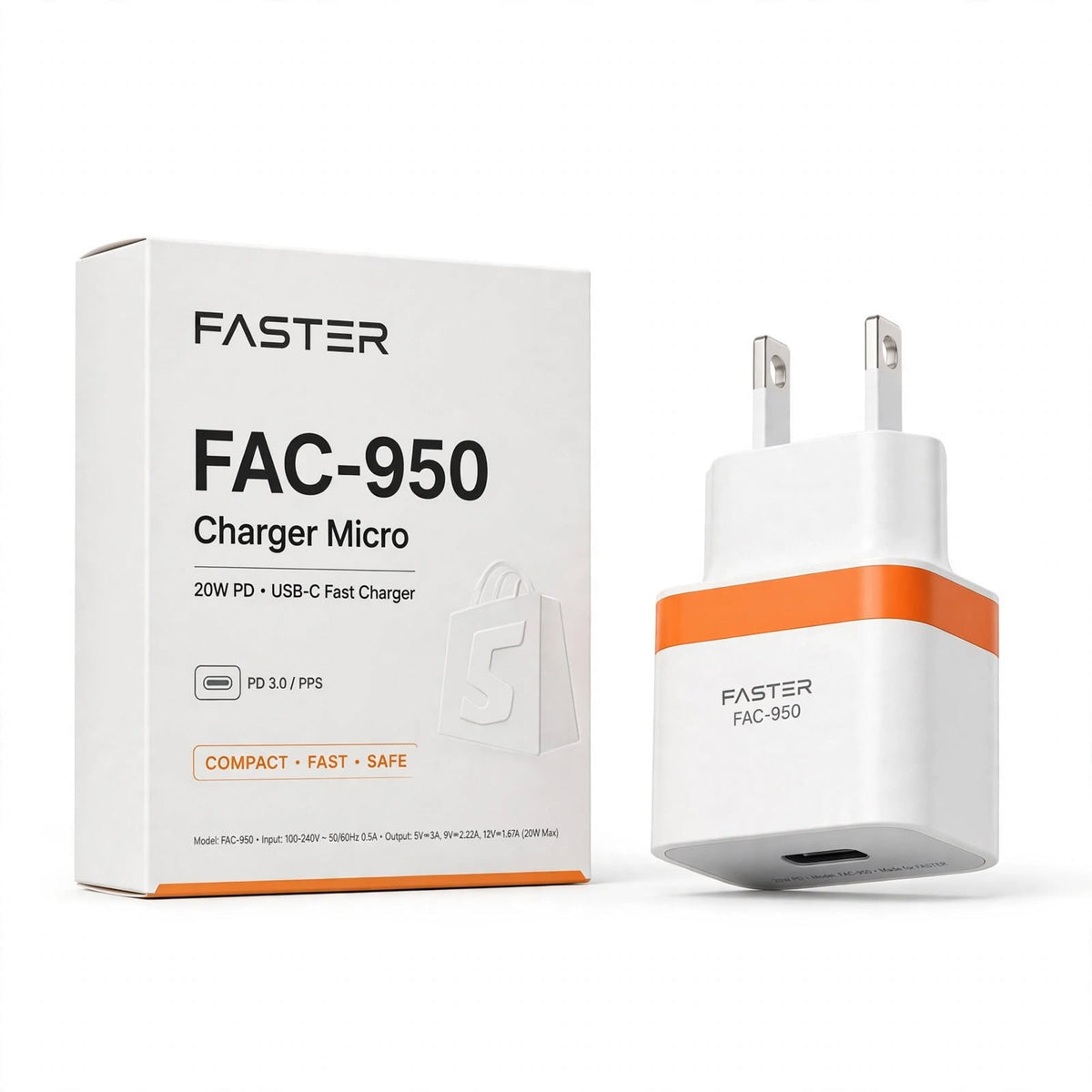 Faster FAC950 Charger Micro – Micro-USB Device Support, Daily Home Power