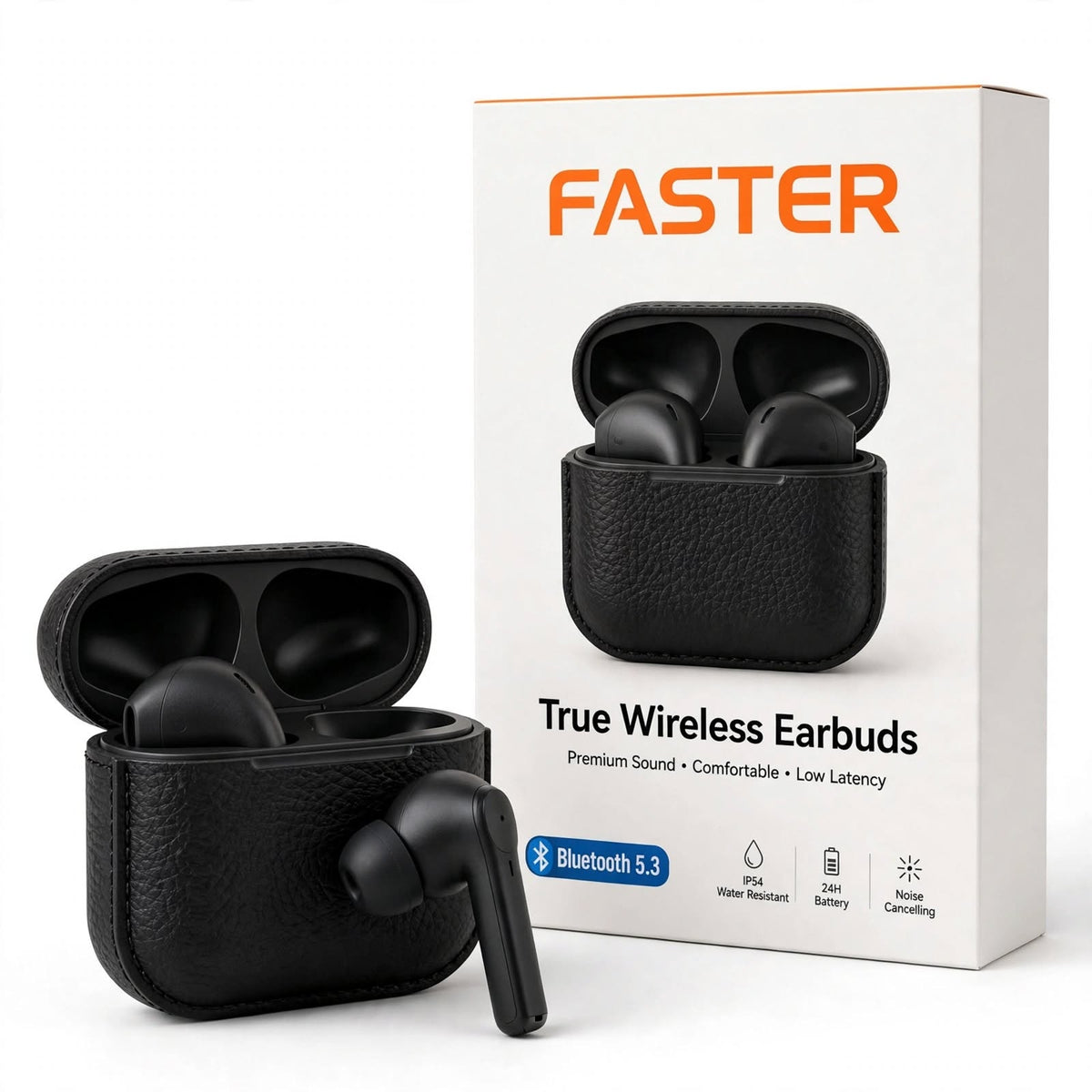 Faster FBT-510 Zora | ENC Calls, Bluetooth 6.0 & Semi-In-Ear Fit