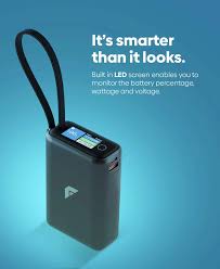 Faster PB-198 Power Extreme Power Bank – 20000mAh, 65W PD Output, TFT Display