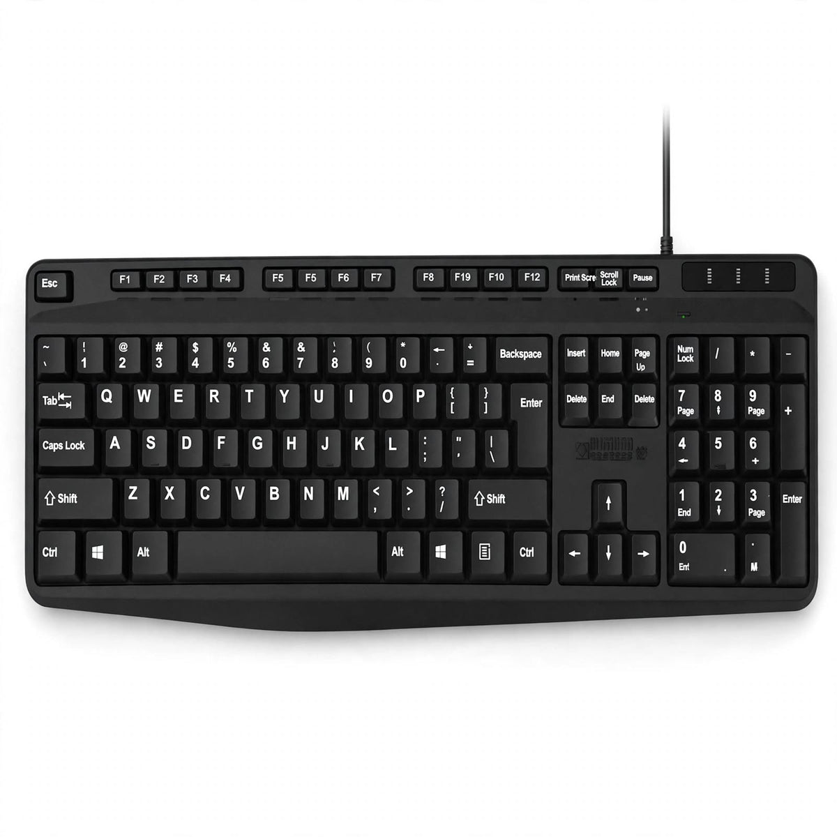 MEETION MT-K200 – Full-Size Layout, Quiet Keys & USB Connection