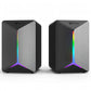 Meetion MT-SP2011 Desktop Speakers with Wired Stereo Sound, LED Light & Desktop Design
