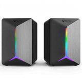Meetion MT-SP2011 Desktop Speakers with Wired Stereo Sound, LED Light & Desktop Design