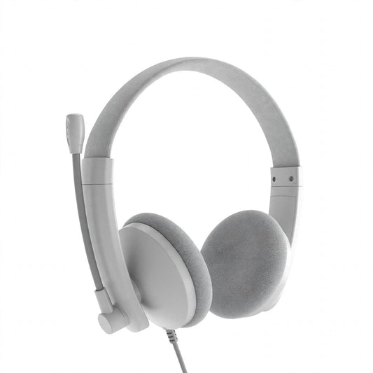 Meetion MT-BTH003 Bluetooth Office Headset with Dual-ear Fit, Wireless Calls & Boom Mic
