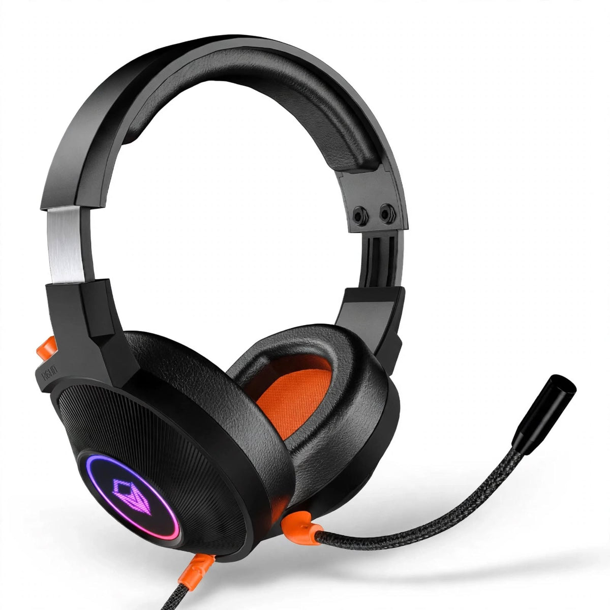 Meetion MT-H390U USB Office Headset with Wired Calls, Boom Mic & Lightweight Fit