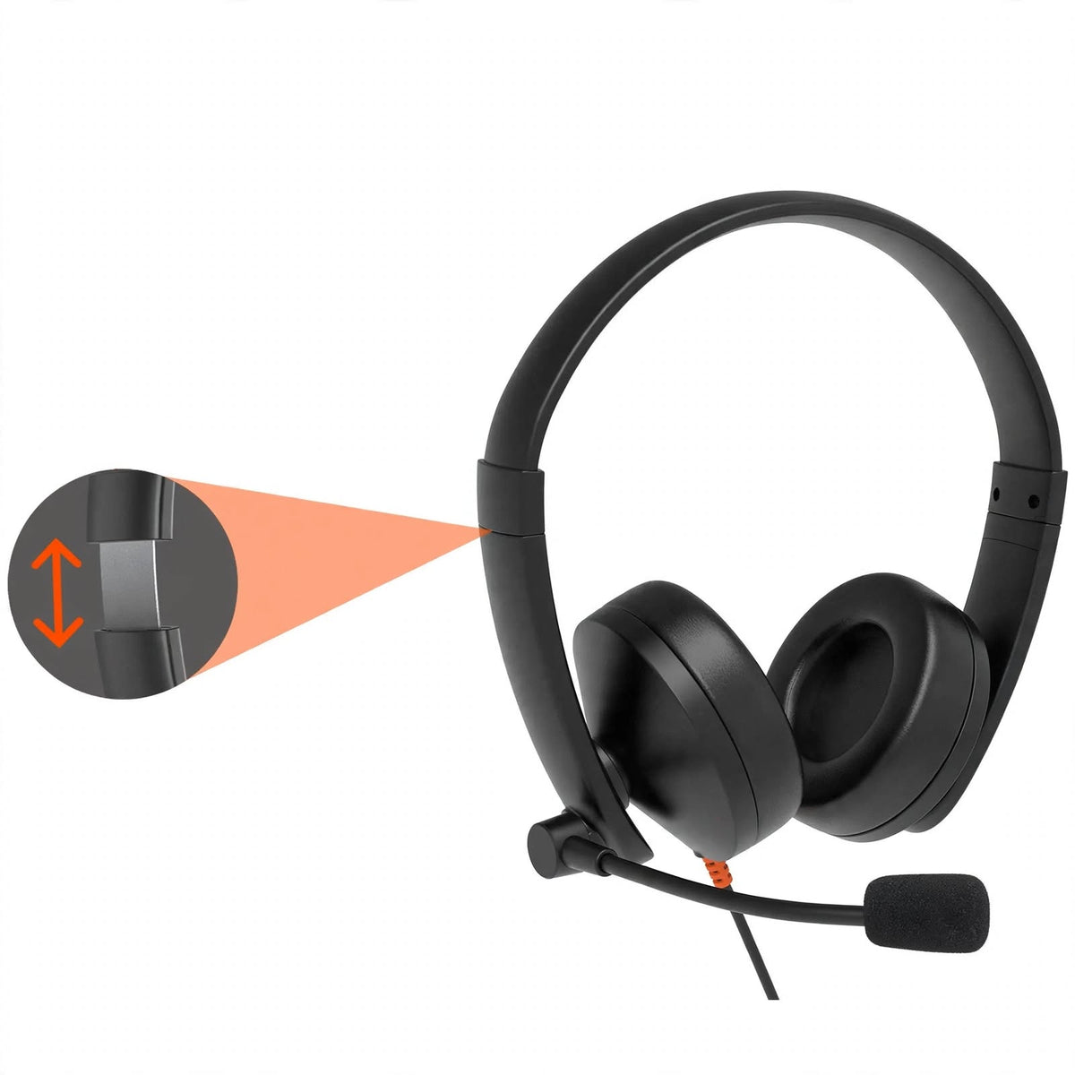 Meetion MT-HP003U USB Office Headset with Dual-ear Fit, Boom Mic & Wired Calls