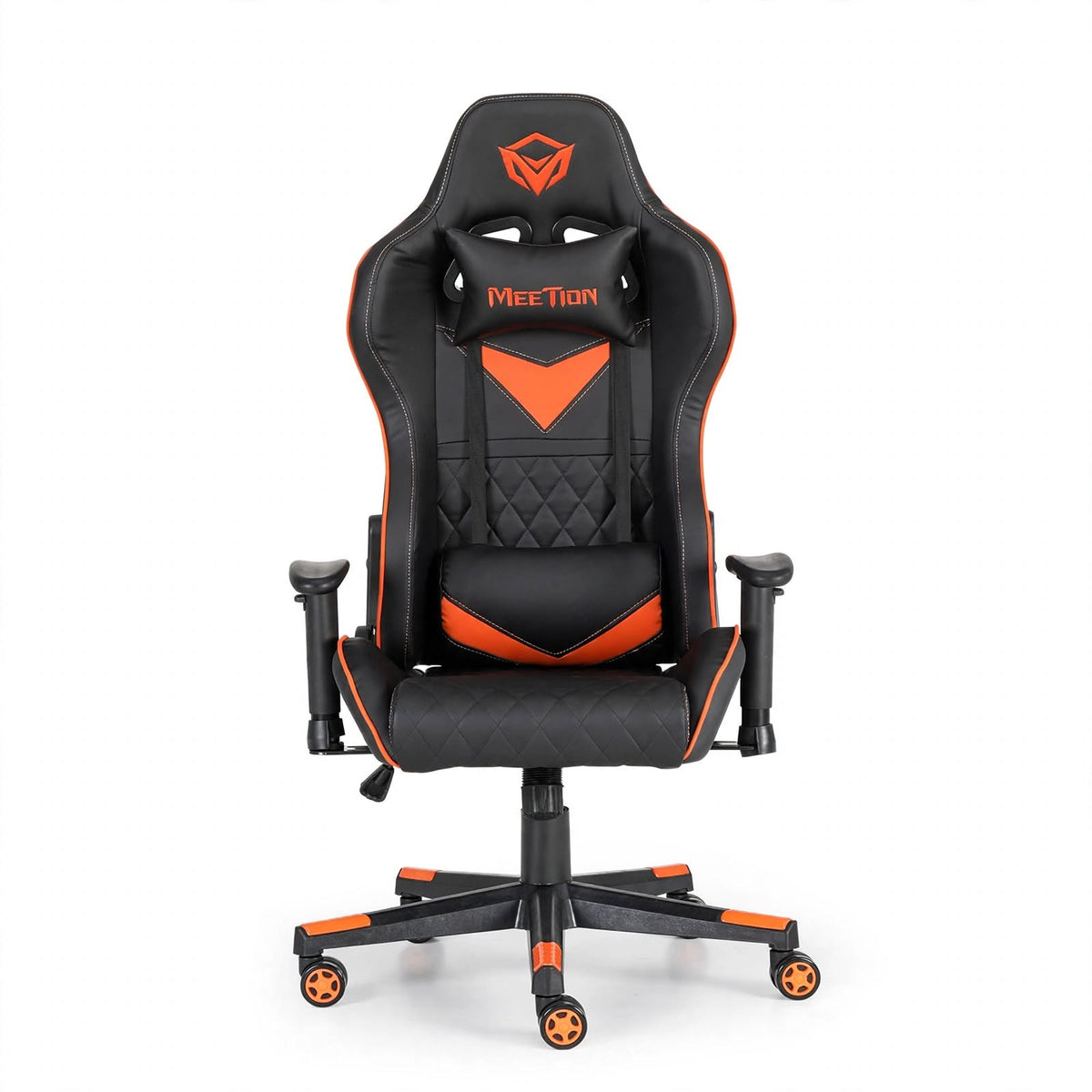 Meetion MT-CHR14 Gaming Chair with Reclining Backrest, Headrest & Lumbar Pillow