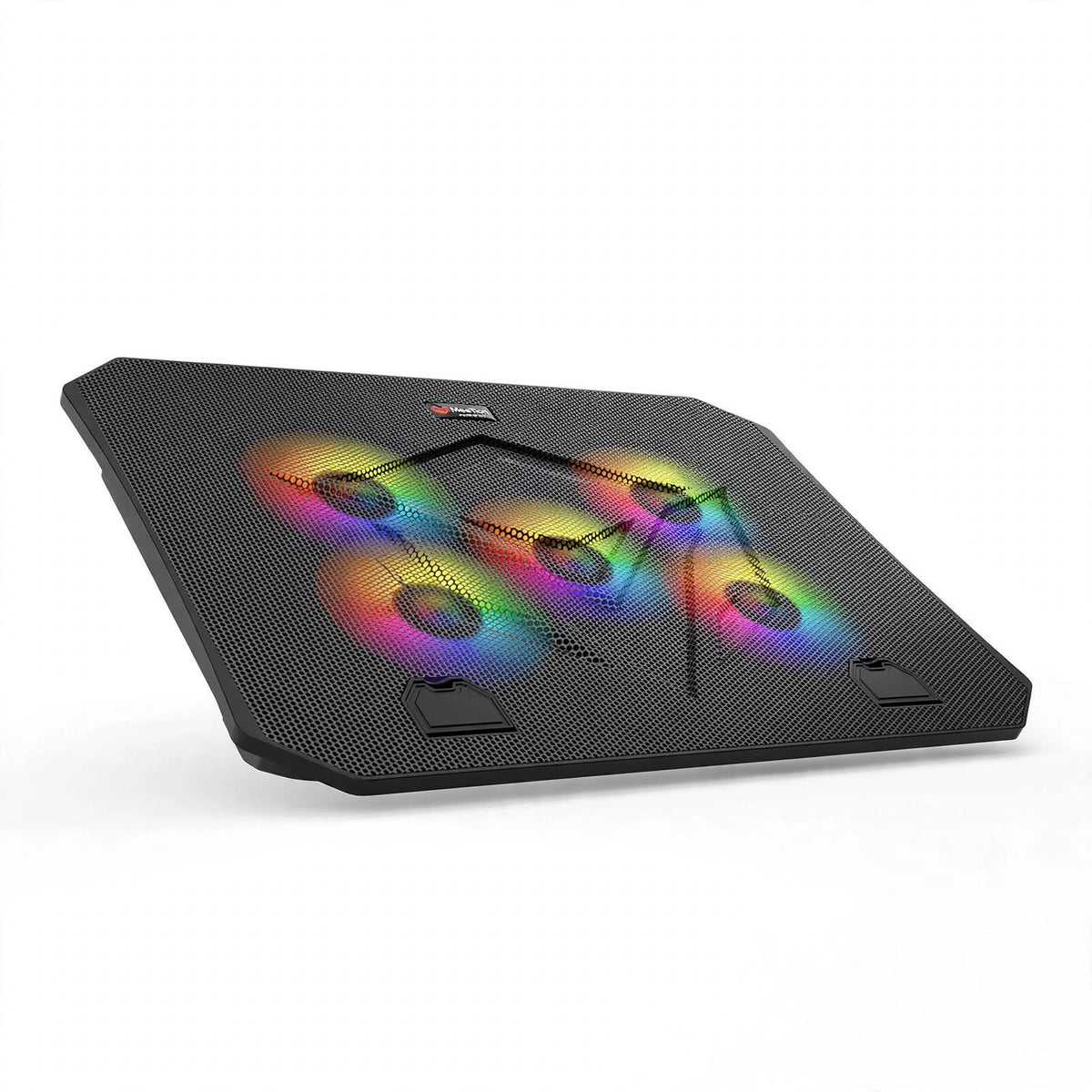 Meetion MT-CP3030 Laptop Cooling Pad with Five Fans, RGB Light & Adjustable Height