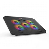 Meetion MT-CP3030 Laptop Cooling Pad with Five Fans, RGB Light & Adjustable Height