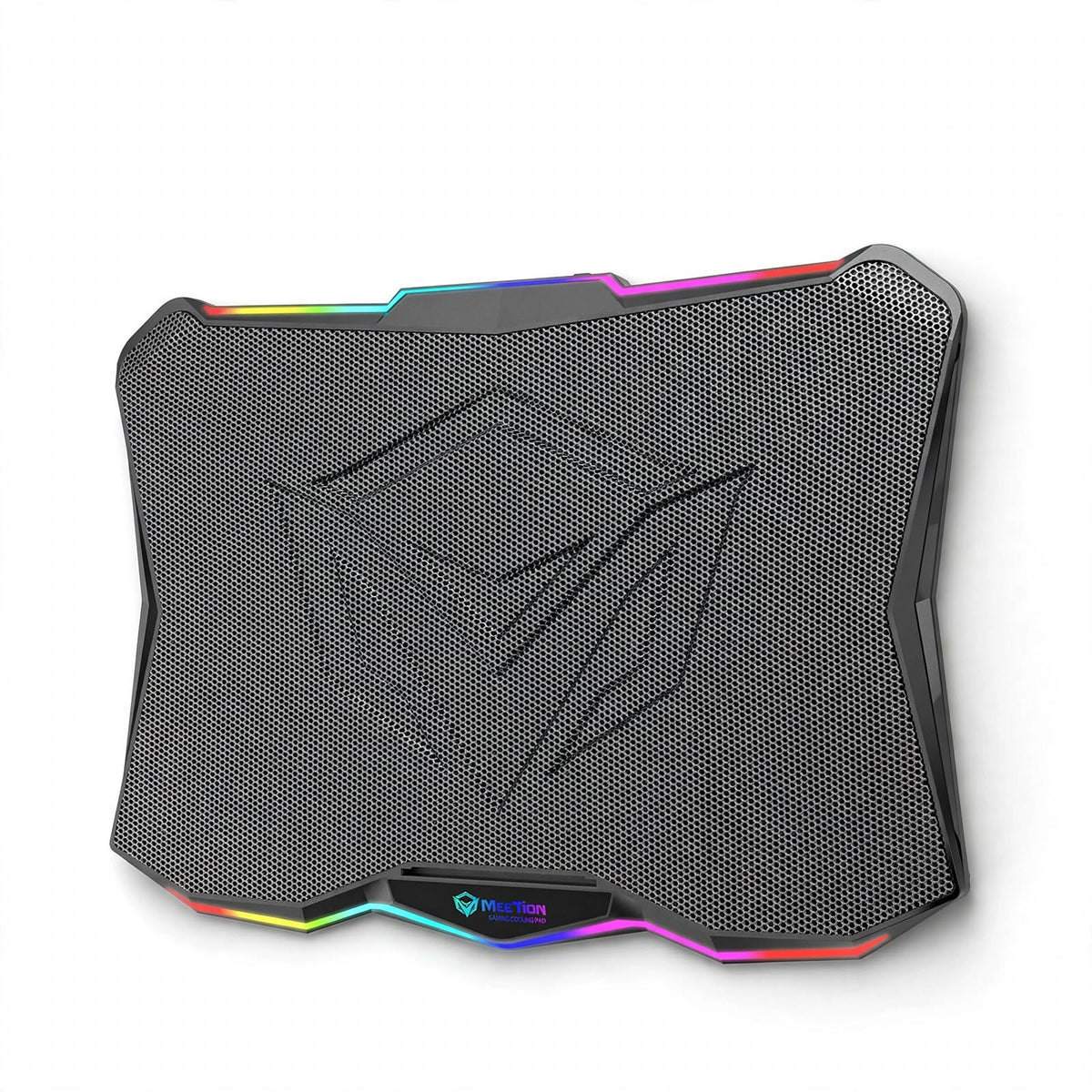 Meetion MT-CP4040 Laptop Cooling Pad with RGB Light, Seven Heights & USB Power