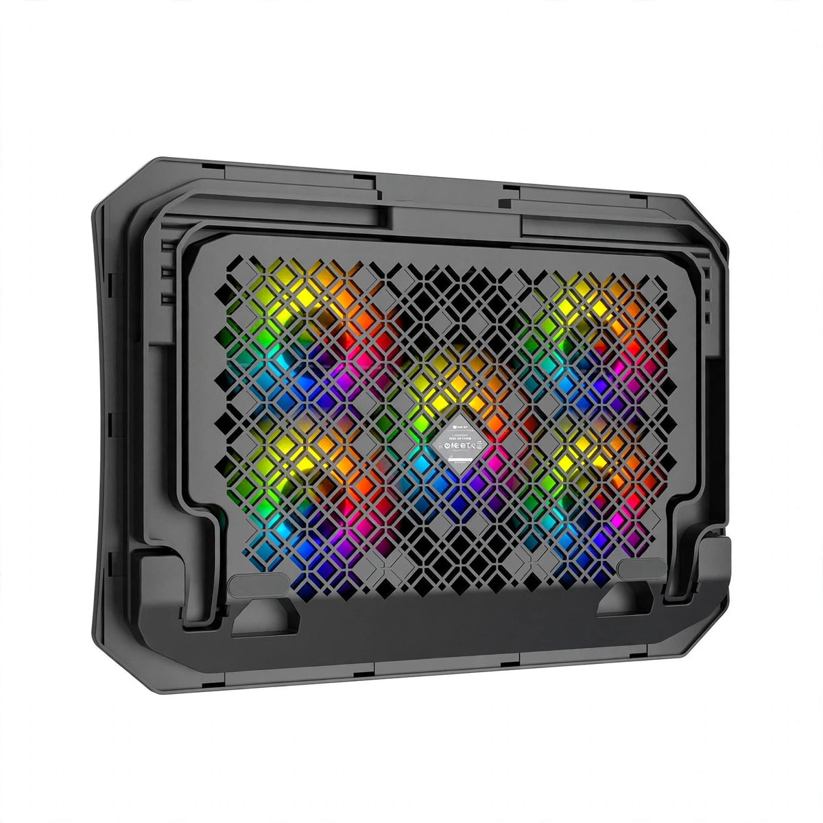 Meetion MT-CP3030 Laptop Cooling Pad with Five Fans, RGB Light & Adjustable Height