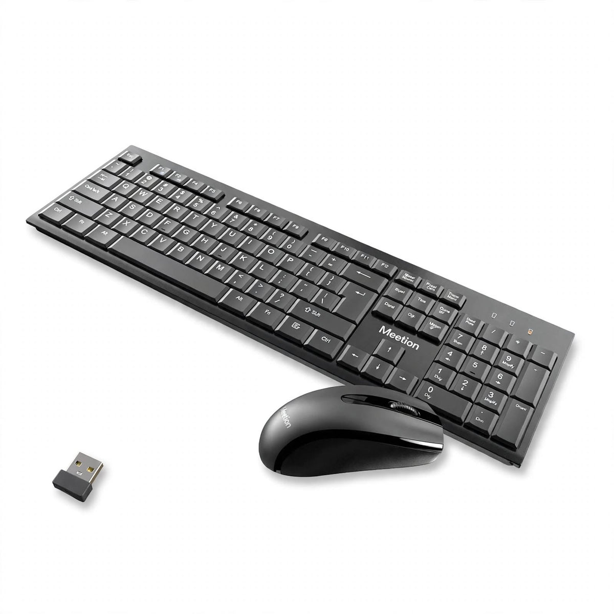 MEETION MT-C4120 Little – Compact Desk Setup, Wireless Use & Matching Mouse