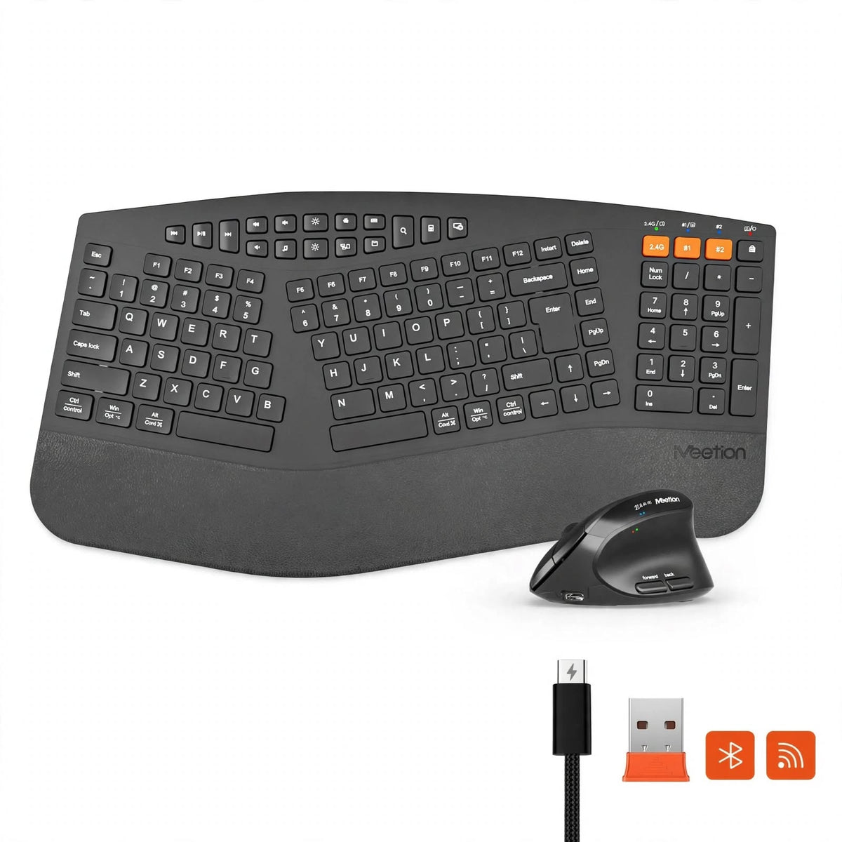 MEETION MT-Director B2 – Ergonomic Layout, Rechargeable Power & Dual-Mode Use