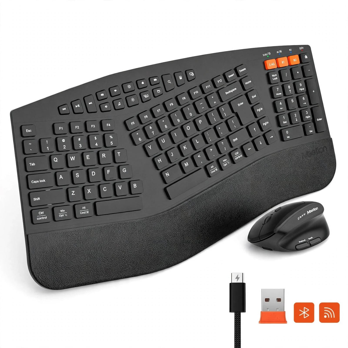 MEETION MT-Director B2 – Ergonomic Layout, Rechargeable Power & Dual-Mode Use