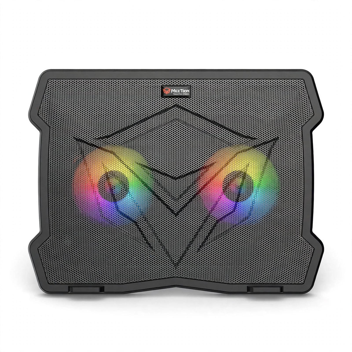 Meetion MT-CP2020 Laptop Cooling Pad with Dual Fans, USB Power & Height Adjustment