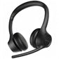 Meetion MT-H390BT Bluetooth Office Headset with Wireless Calls, Boom Mic & Lightweight Design