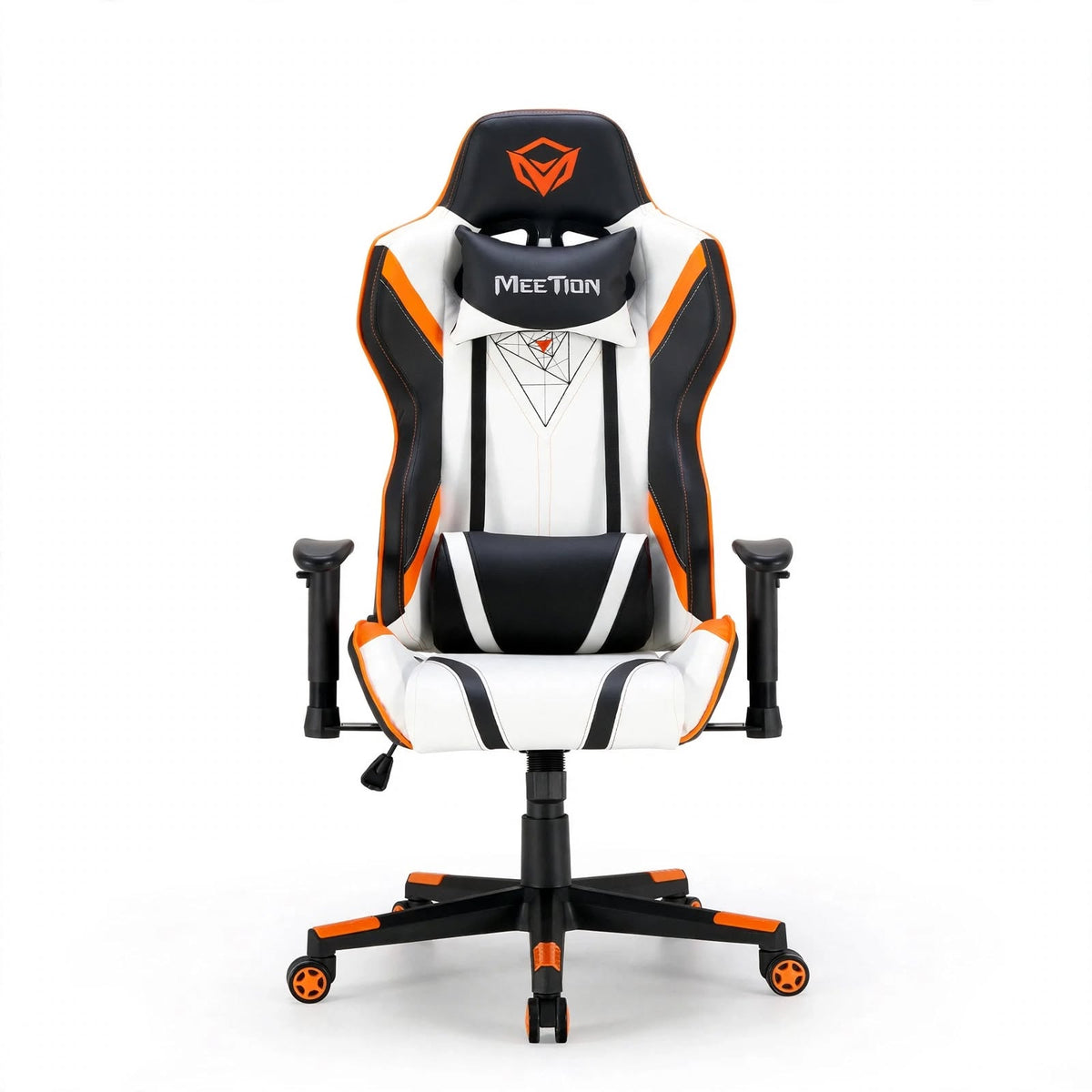Meetion MT-CHR15 Gaming Chair with Adjustable Recline, Racing Style & Back Support