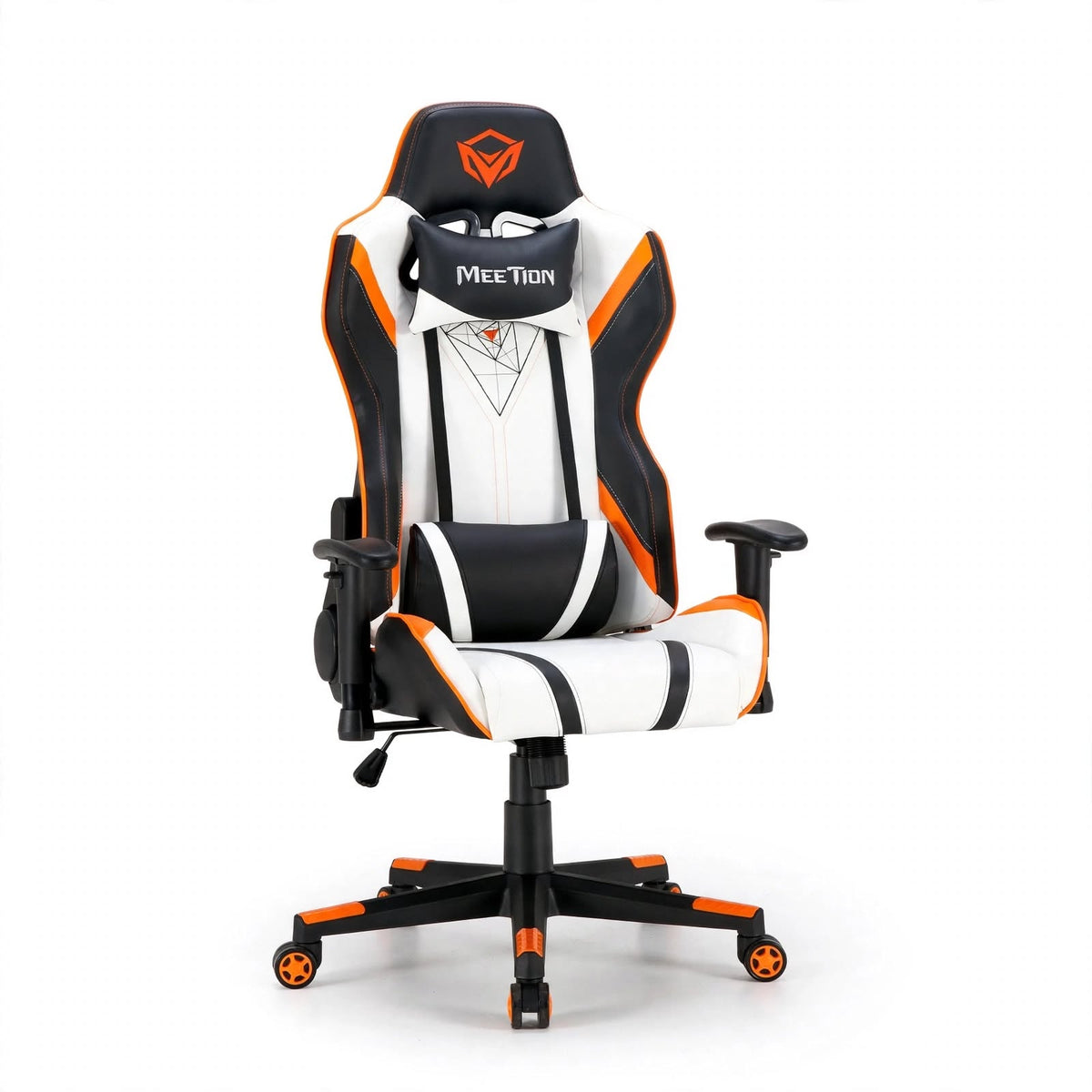 Meetion MT-CHR15 Gaming Chair with Adjustable Recline, Racing Style & Back Support