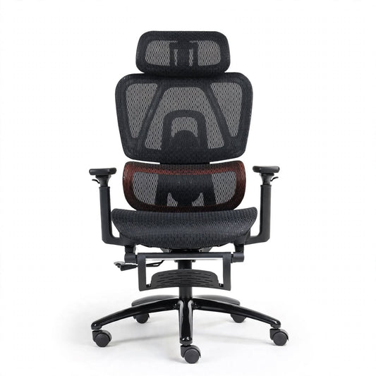 Meetion MT-CHR32 Gaming Chair with Mesh Back, Adjustable Support & Footrest