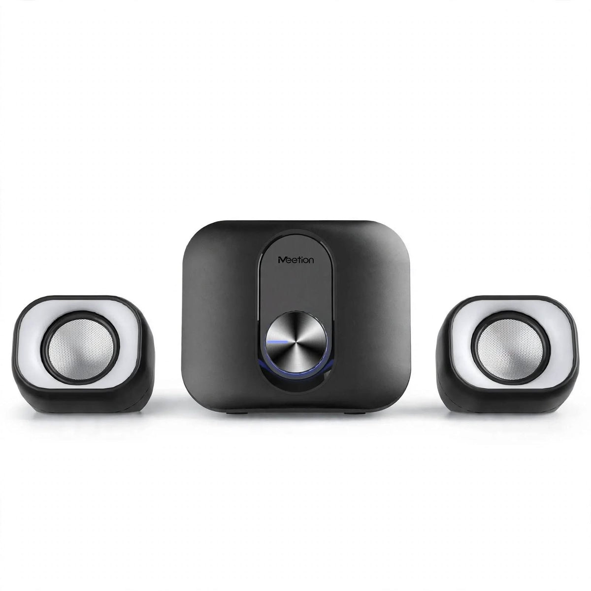 Meetion MT-SP2110 Bluetooth Desktop Speakers with Bluetooth, Wired Input & Volume Knob
