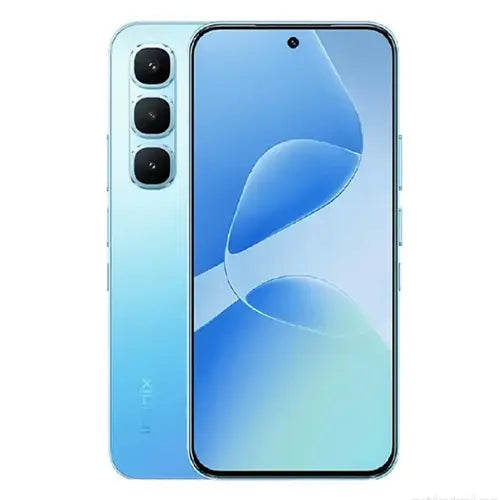 Infinix HOT 60 Pro 8GB RAM 128GB Sapphire blue smartphone with modern design and smooth front display